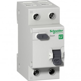Дифференциальный автоматический выключатель SCHNEIDER ELECTRIC EASY 9 1П+Н 10А 30мА C AC 4,5кА 230В =S=