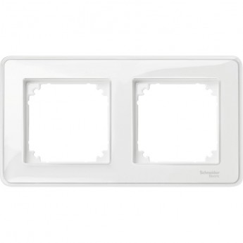 Рамка SCHNEIDER ELECTRIC MERTEN M-CREATIV 2 поста, прозрачный, SM