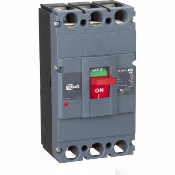 Силовой автоматический выключатель SCHNEIDER ELECTRIC DEKRAFT 3P 250А c Ir=200А-250А 70кА ВА-334